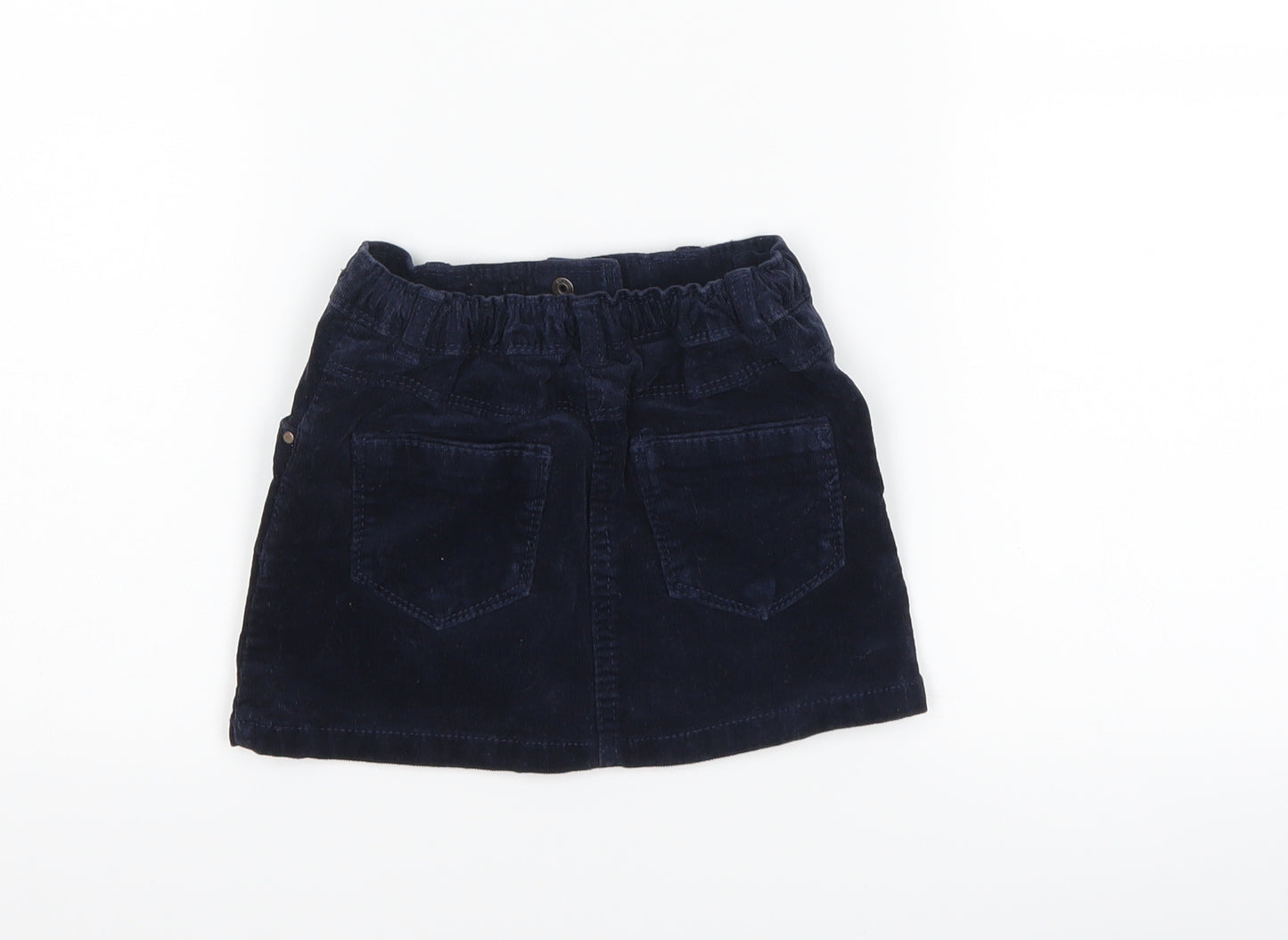 NEXT Girls Blue  Corduroy A-Line Skirt Size 12-18 Months