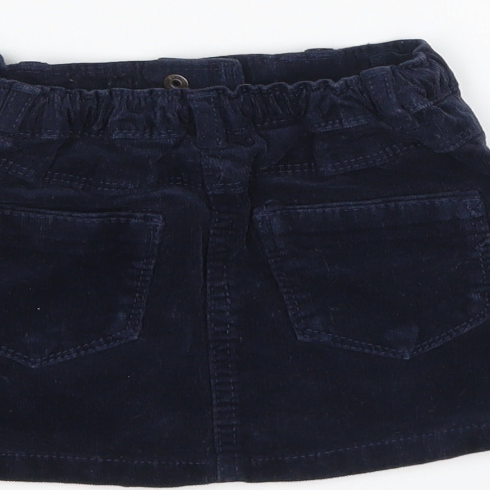 NEXT Girls Blue  Corduroy A-Line Skirt Size 12-18 Months