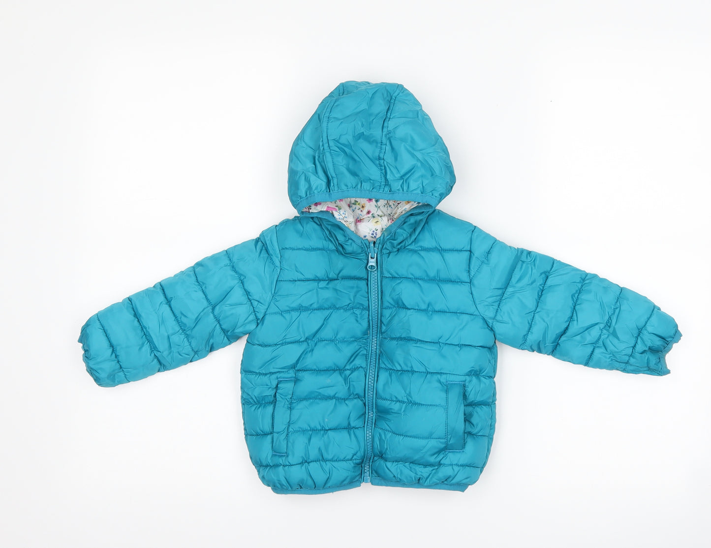 Matalan  Blue   Puffer Jacket Coat Size 18-24 Months