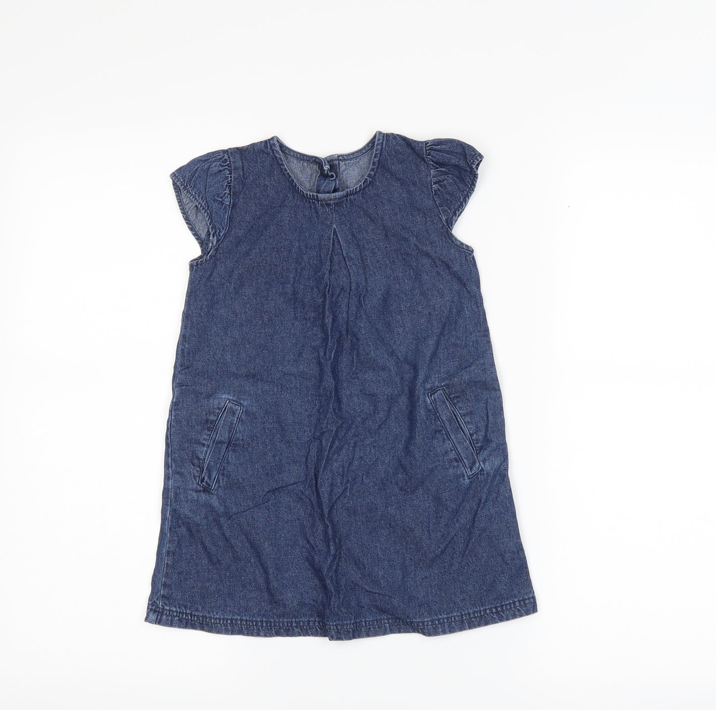 Matalan Girls Blue  Denim Shift  Size 2-3 Years
