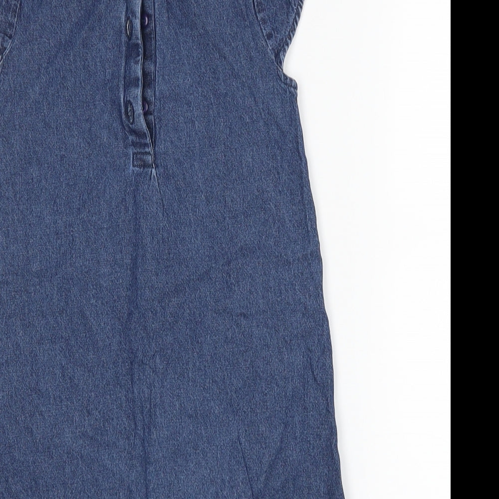 Matalan Girls Blue  Denim Shift  Size 2-3 Years