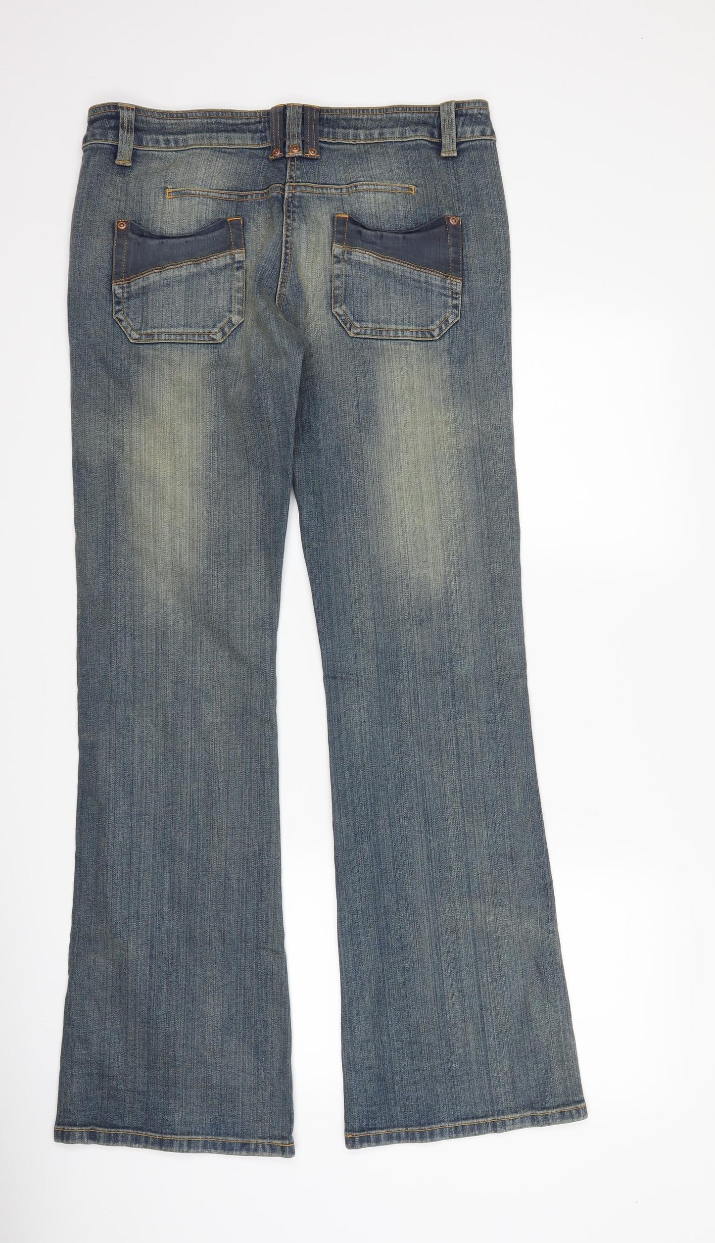mo jeans Womens Blue  Denim Bootcut Jeans Size 12 L32 in