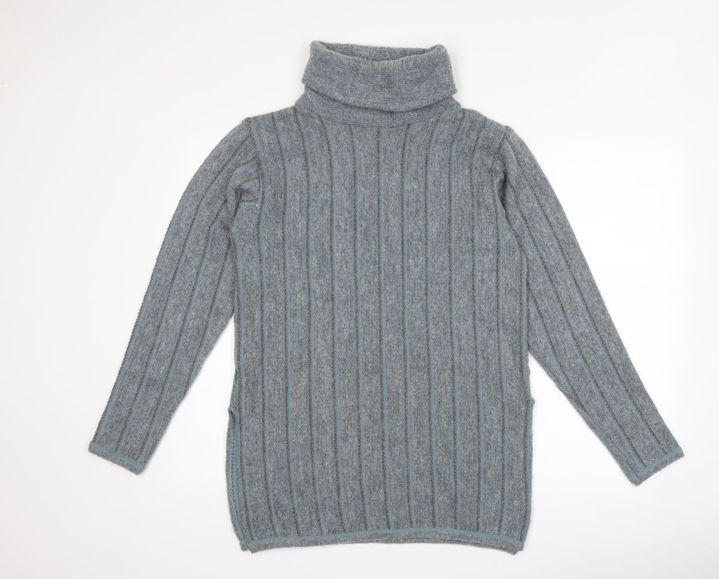 Diana langford Womens Blue Striped  Pullover Jumper Size L