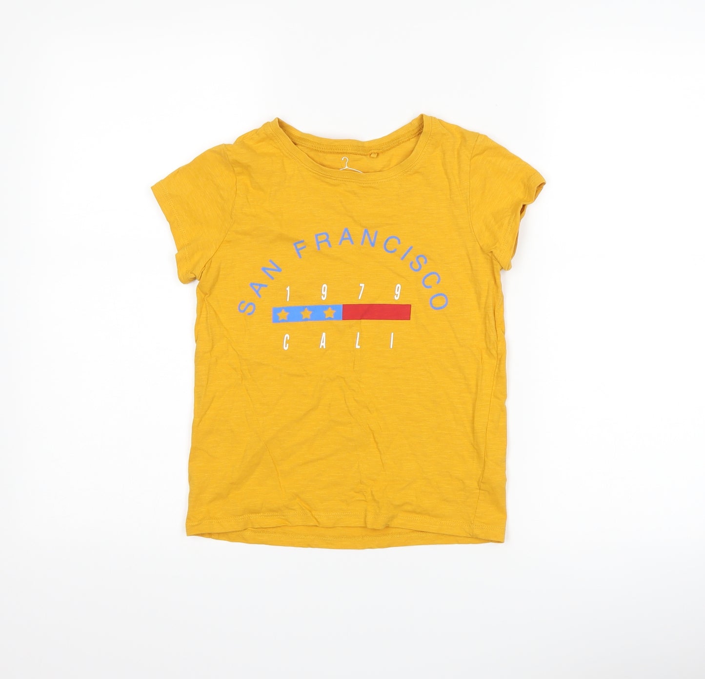 NEXT Boys Yellow   Basic T-Shirt Size 9 Years  - San Francisco