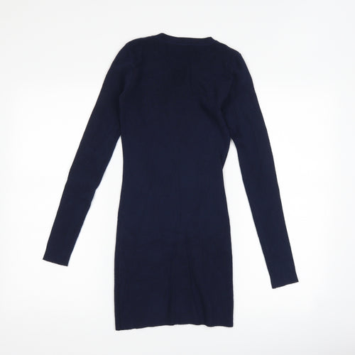 luxestar Womens Blue   Jumper Dress  Size S  - Cut Out Neckline