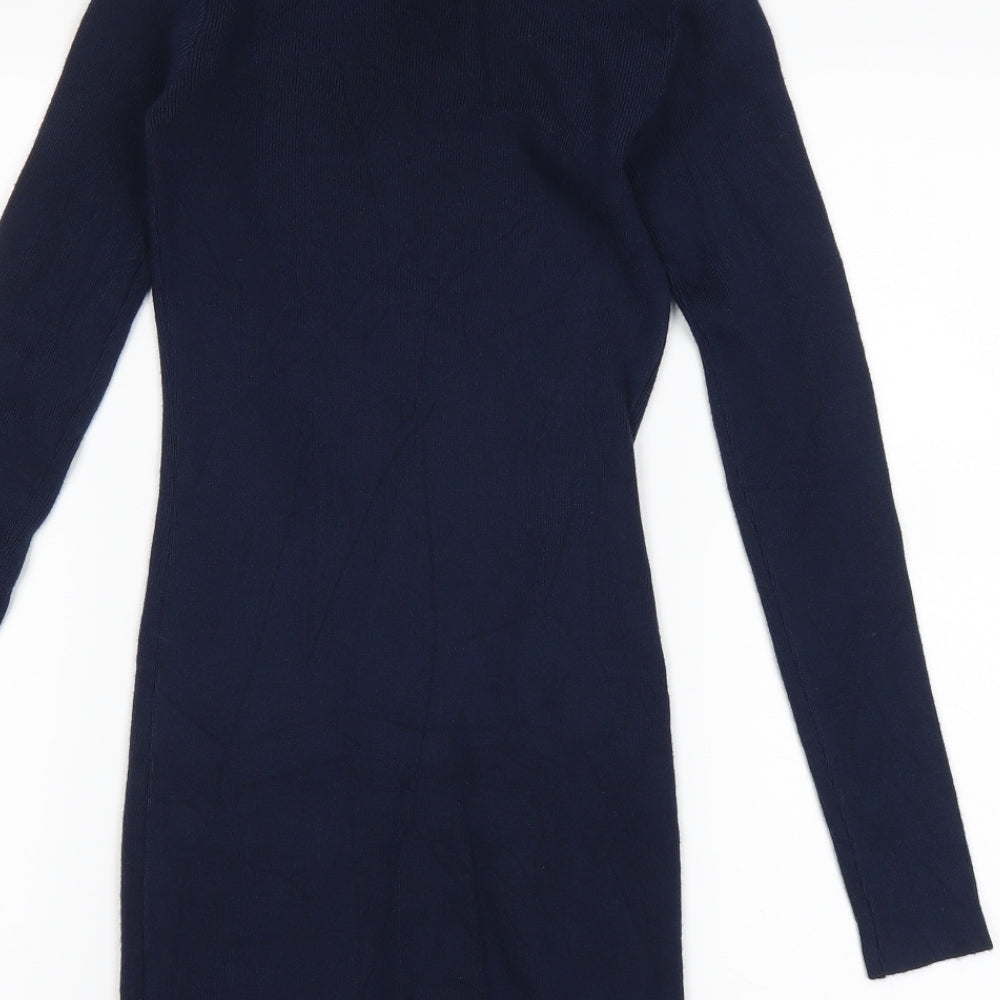 luxestar Womens Blue   Jumper Dress  Size S  - Cut Out Neckline