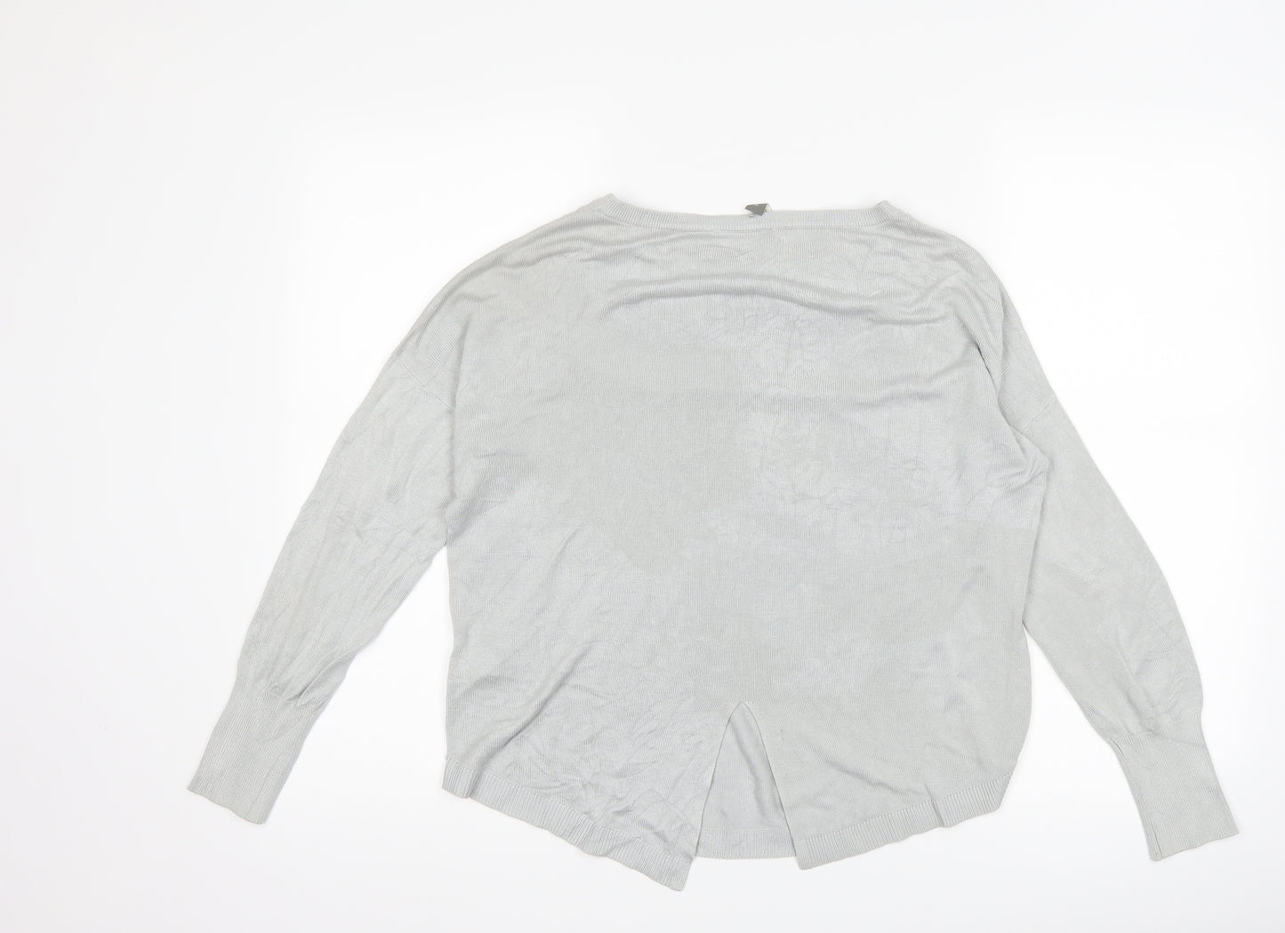 Oasis Womens Grey   Pullover Jumper Size S