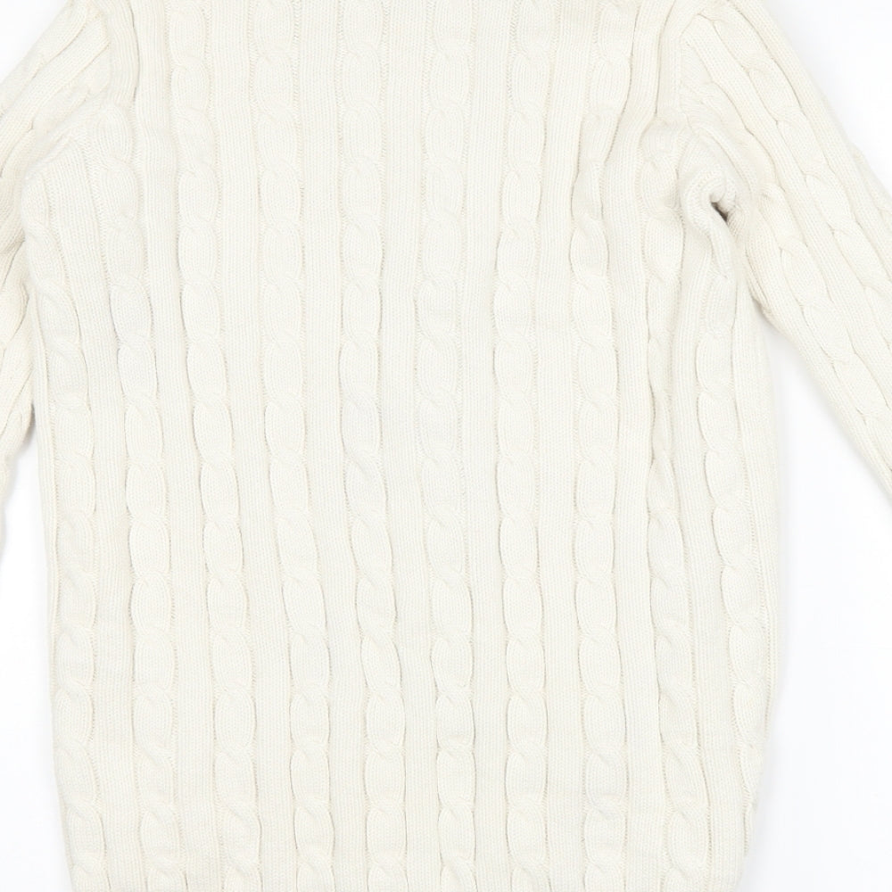 Ralph Lauren Sport Womens White   Cardigan Jumper Size S
