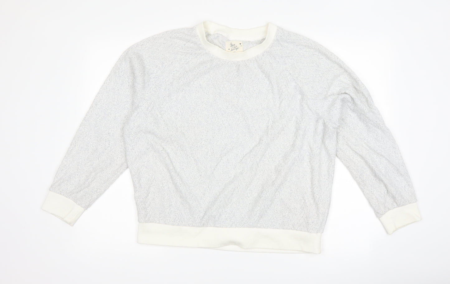 Primark Womens Grey   Pullover Sweatshirt Size M  - Loungewear