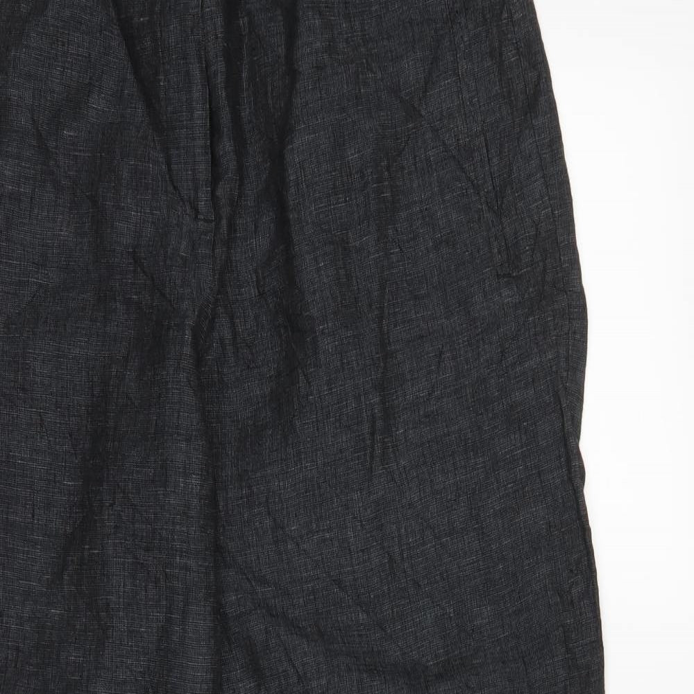 Marks and Spencer Womens Black   Trousers  Size 14 L26 in