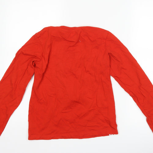Nutmeg Boys Red   Basic T-Shirt Size 10-11 Years  - christmas lego