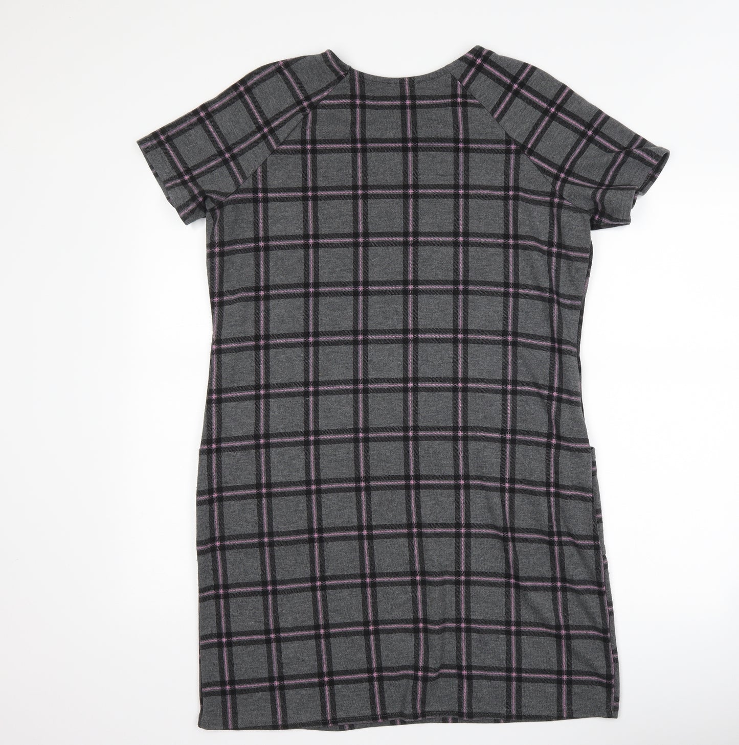 Select Womens Grey Check  Shift  Size 16