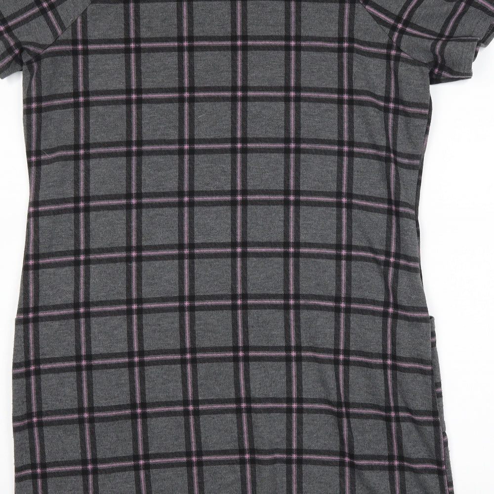 Select Womens Grey Check  Shift  Size 16