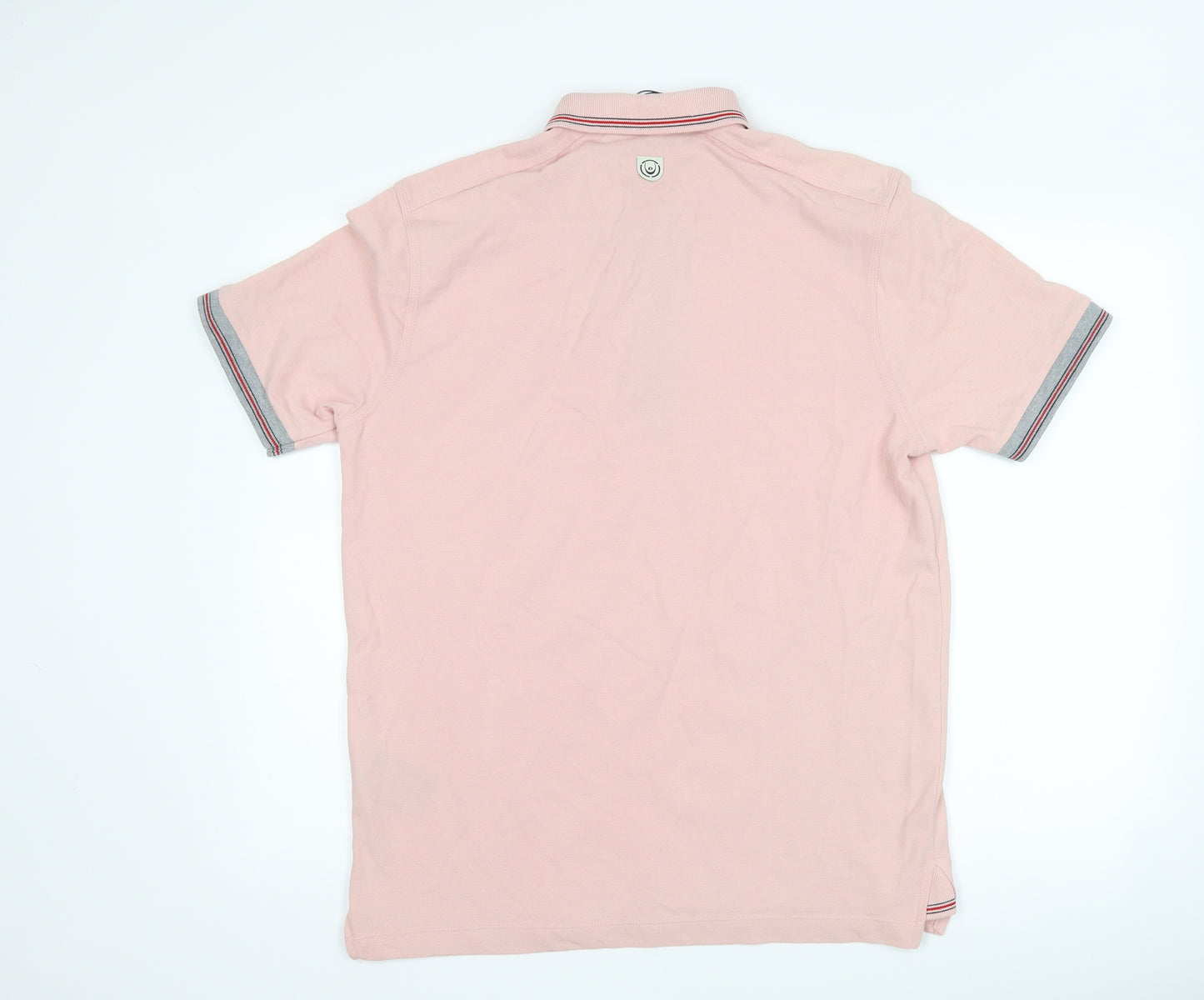 Duck and Cover Mens Pink    Polo Size L