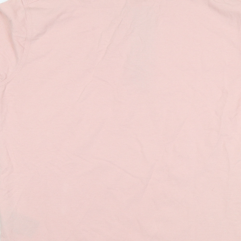 Duck and Cover Mens Pink    Polo Size L