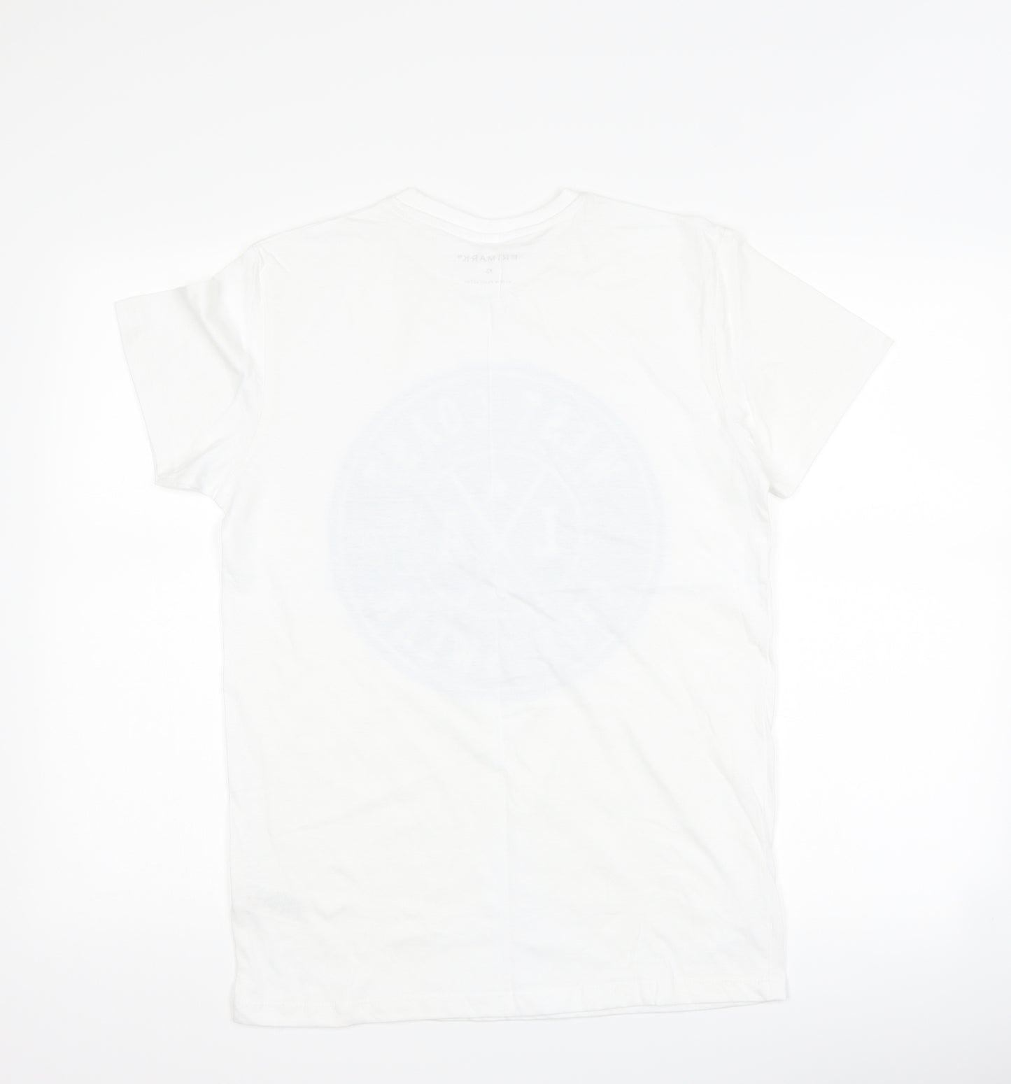 Primark Mens White    T-Shirt Size XS  - Graphic