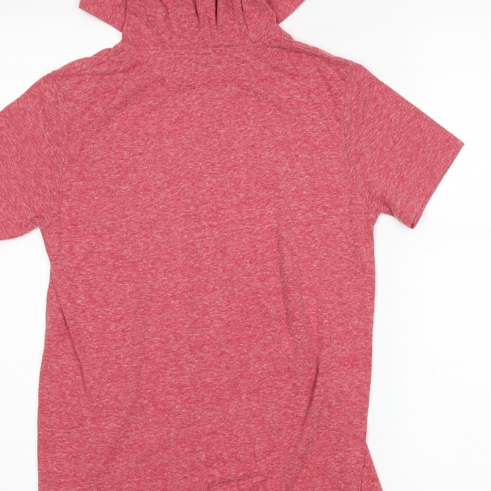 Marks and Spencer Girls Red   Pullover Hoodie Size 13-14 Years
