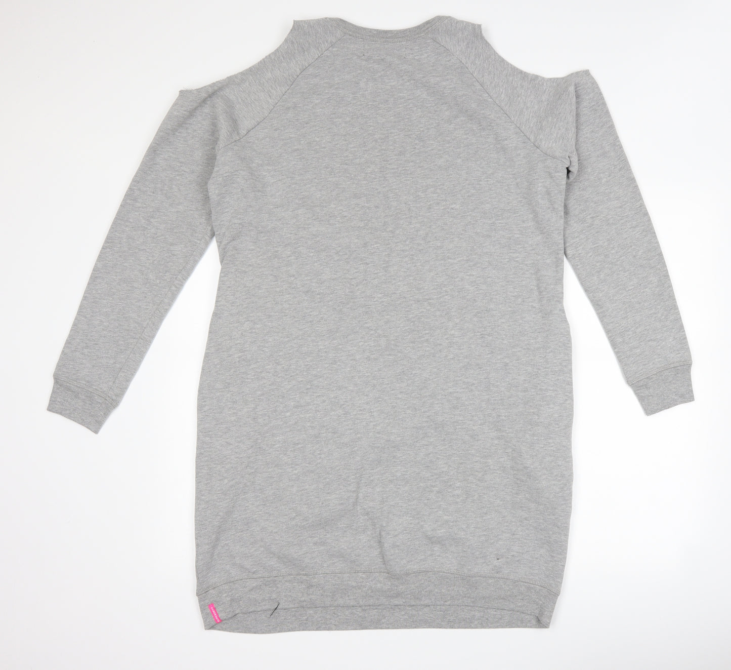 Superdry Womens Grey   Jumper Dress  Size XL  - Cut Out Shoulder