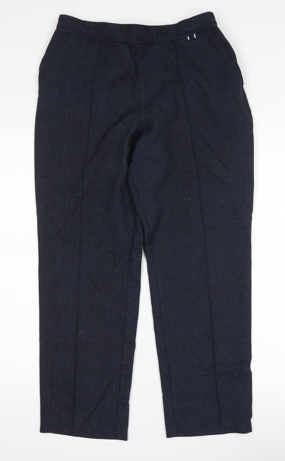 Marks and Spencer Womens Blue   Trousers  Size 12 L25 in