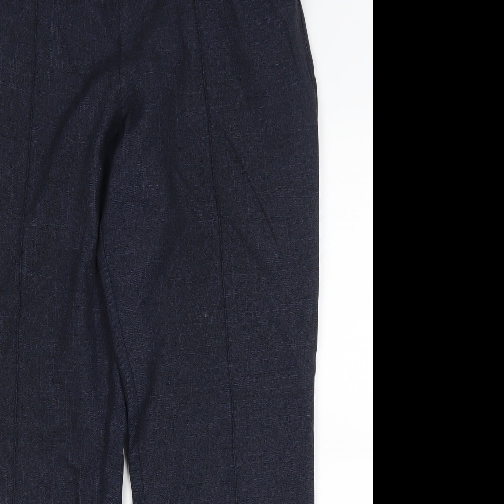 Marks and Spencer Womens Blue   Trousers  Size 12 L25 in
