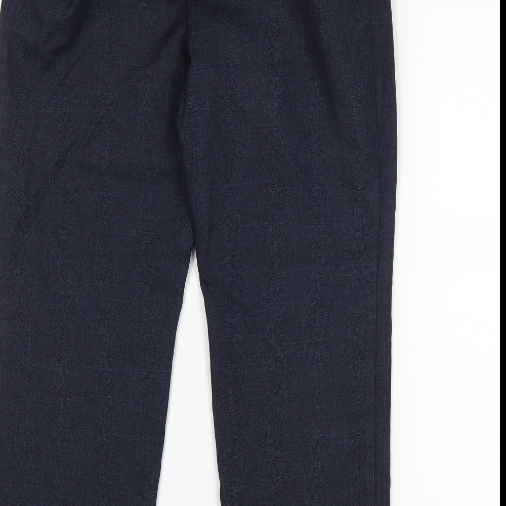 Marks and Spencer Womens Blue   Trousers  Size 12 L25 in