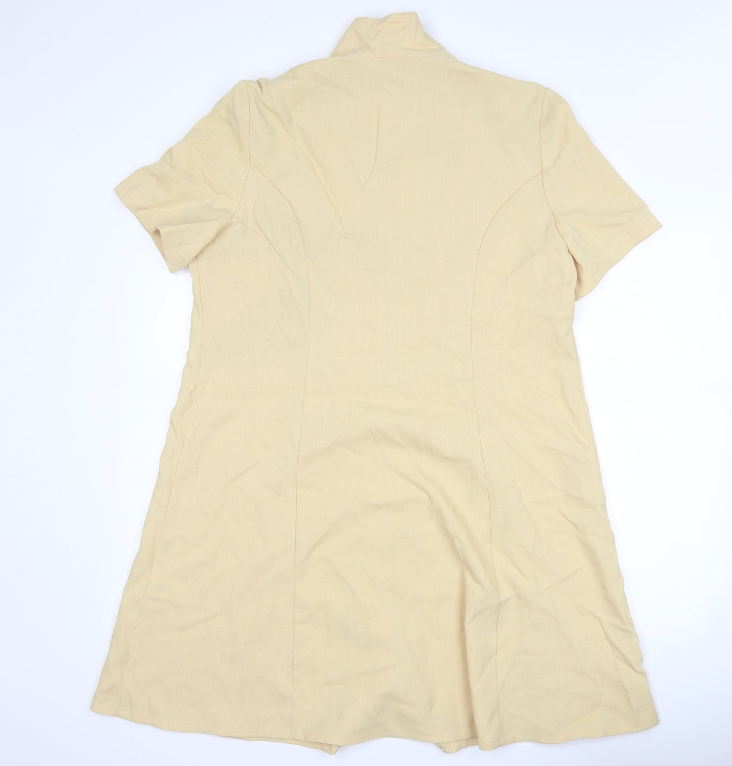 Eastex Womens Yellow   Shirt Dress  Size 18