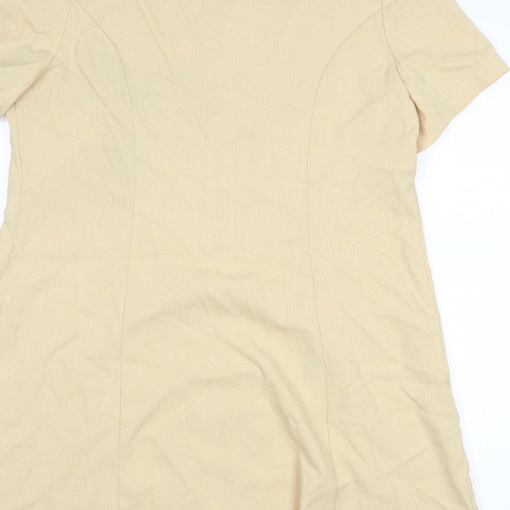 Eastex Womens Yellow   Shirt Dress  Size 18