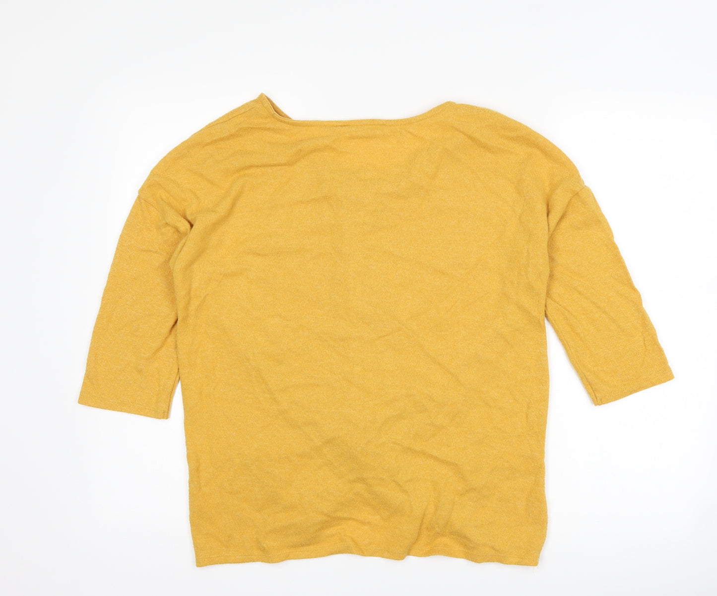 George Womens Yellow   Pullover Jumper Size 12  - Twist Front
