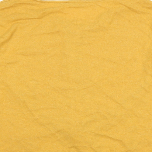 George Womens Yellow   Pullover Jumper Size 12  - Twist Front