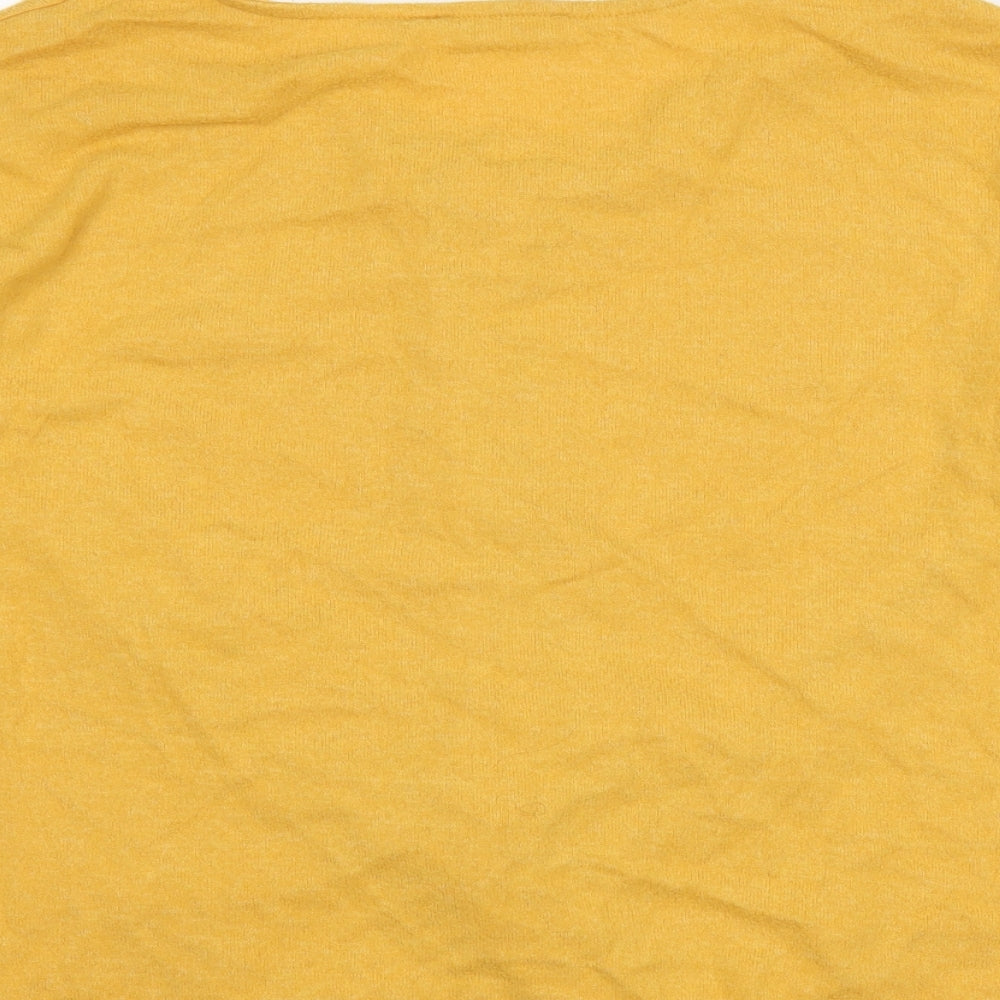 George Womens Yellow   Pullover Jumper Size 12  - Twist Front