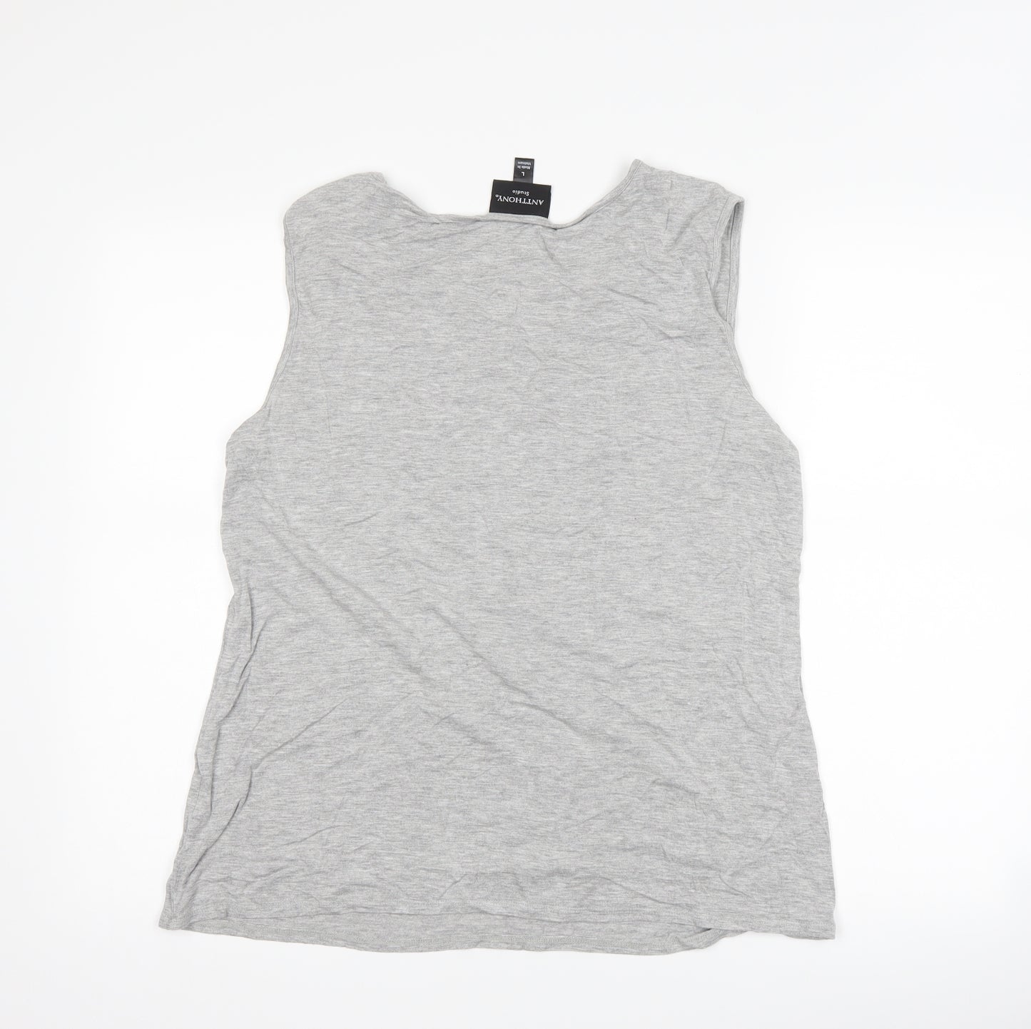Antthony Womens Grey   Basic Tank Size L