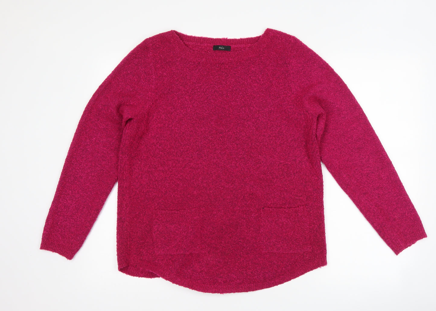 M&Co Womens Pink   Pullover Jumper Size 16