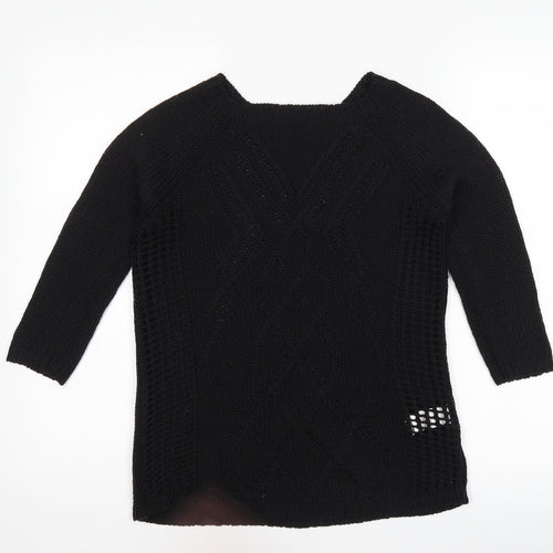 Primark Womens Black   Pullover Jumper Size 6