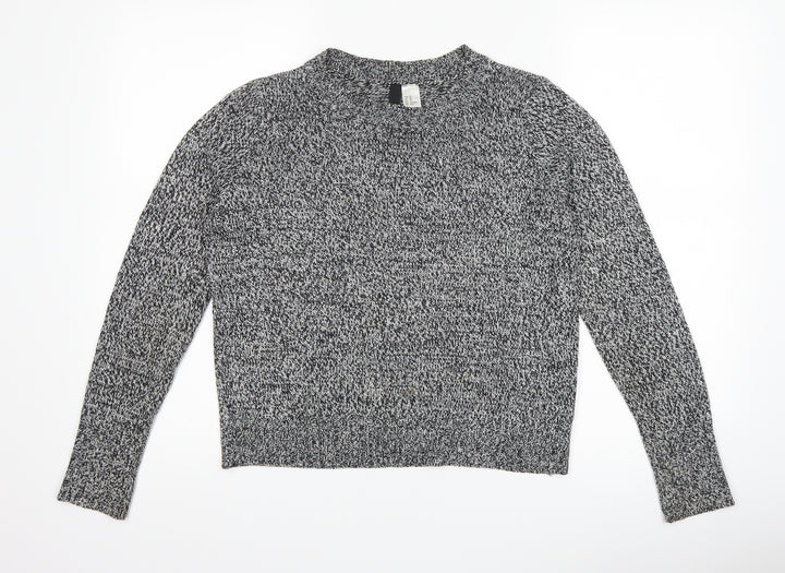 H&M Womens Grey   Pullover Jumper Size XS