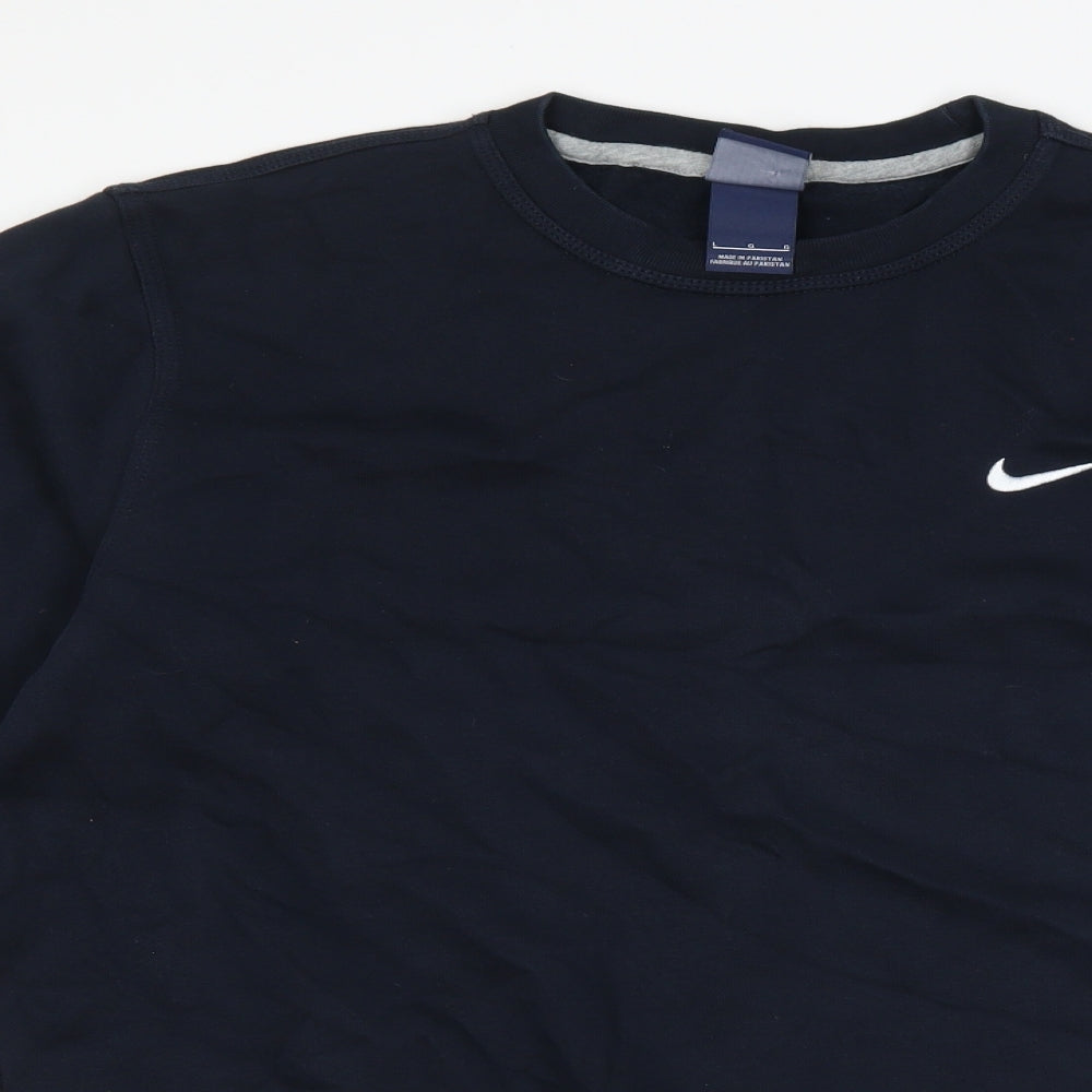 Nike Mens Blue   Pullover Sweatshirt Size L
