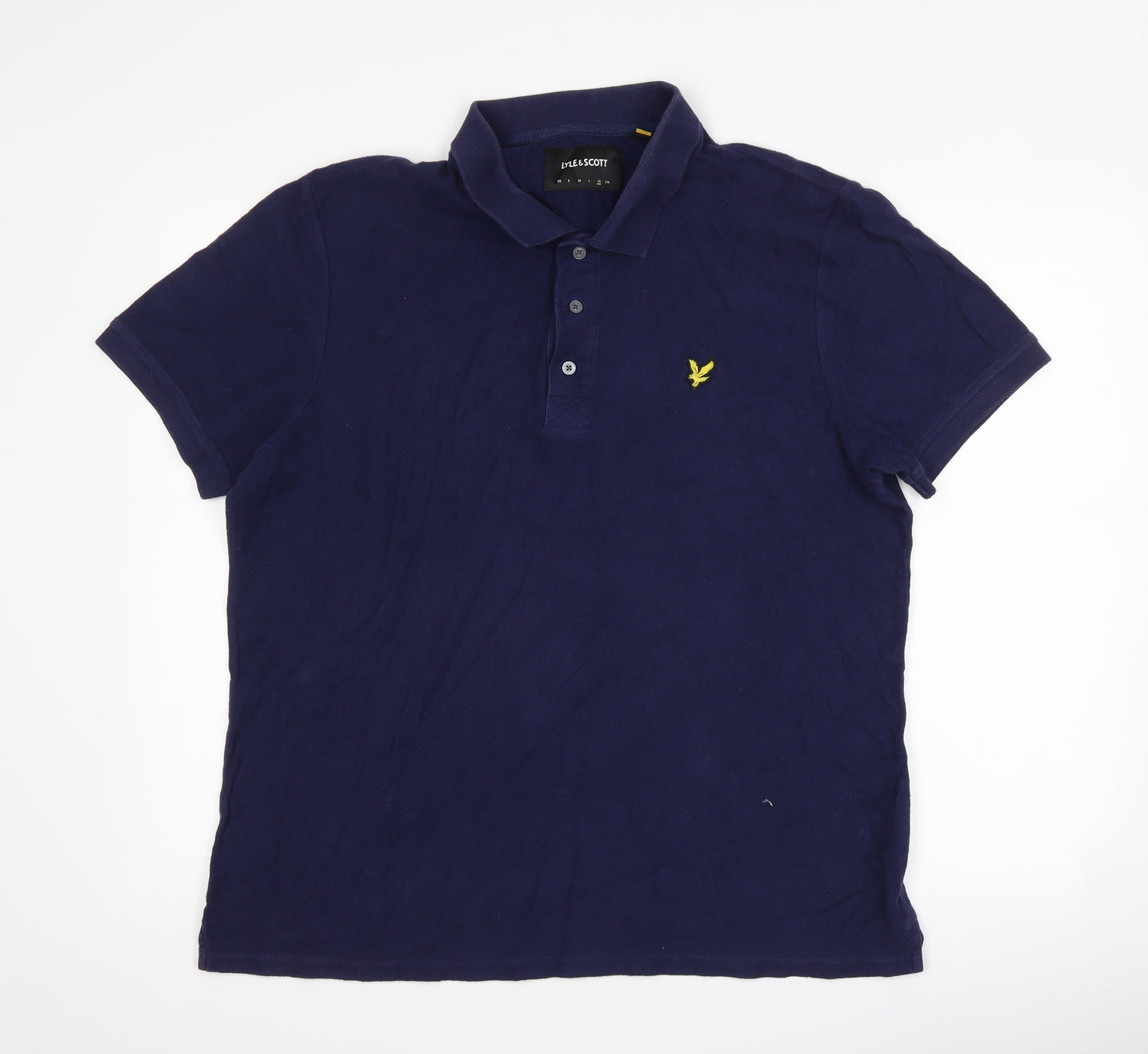 Lyle & Scott Mens Blue    Polo Size XL