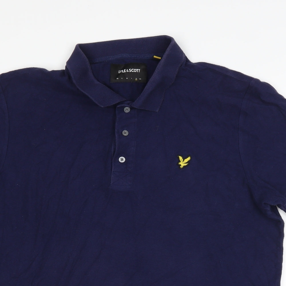 Lyle & Scott Mens Blue    Polo Size XL