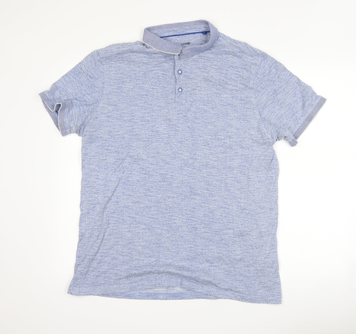 George Mens Blue    Polo Size L