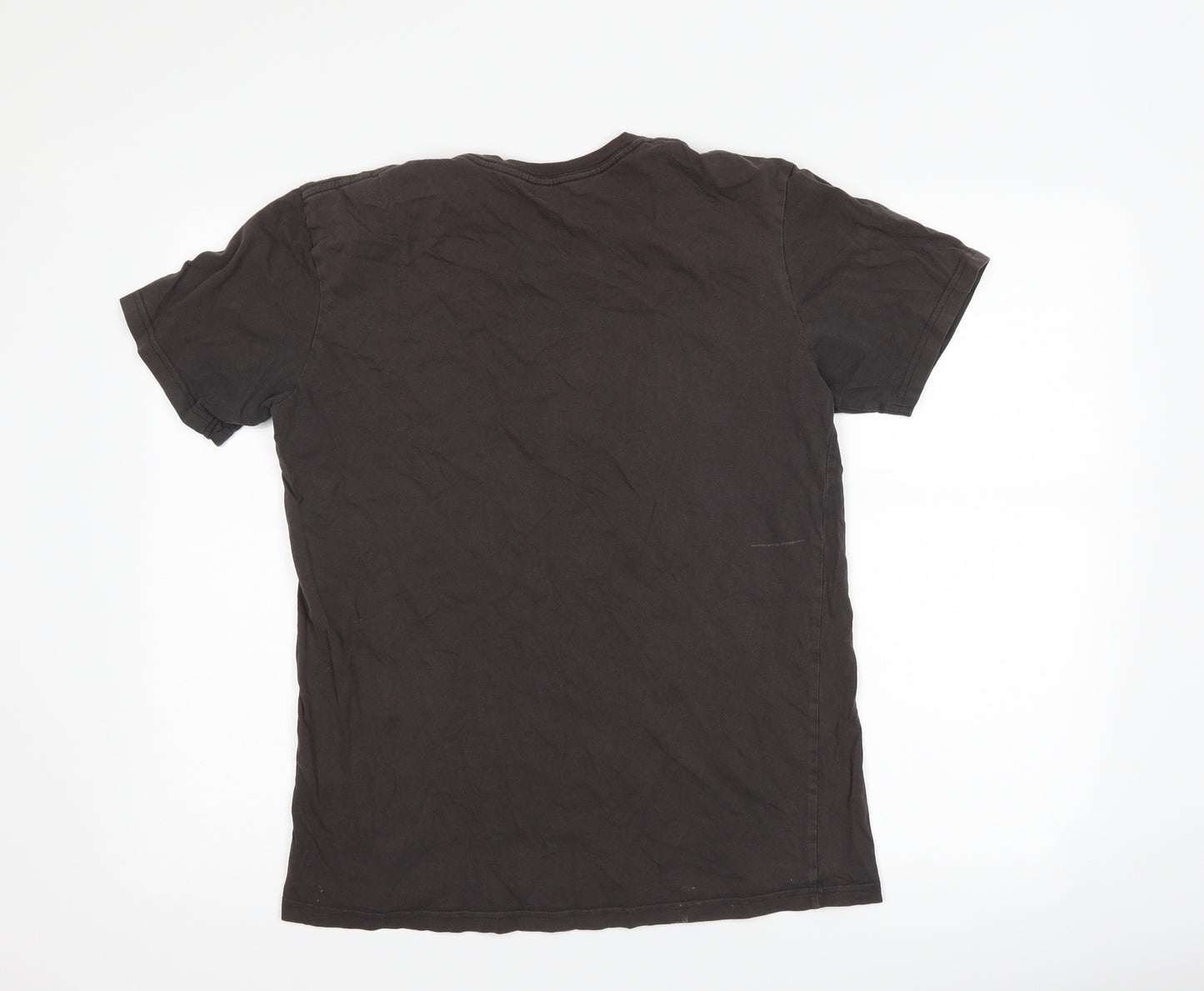 Quiksilver Mens Brown    T-Shirt Size M