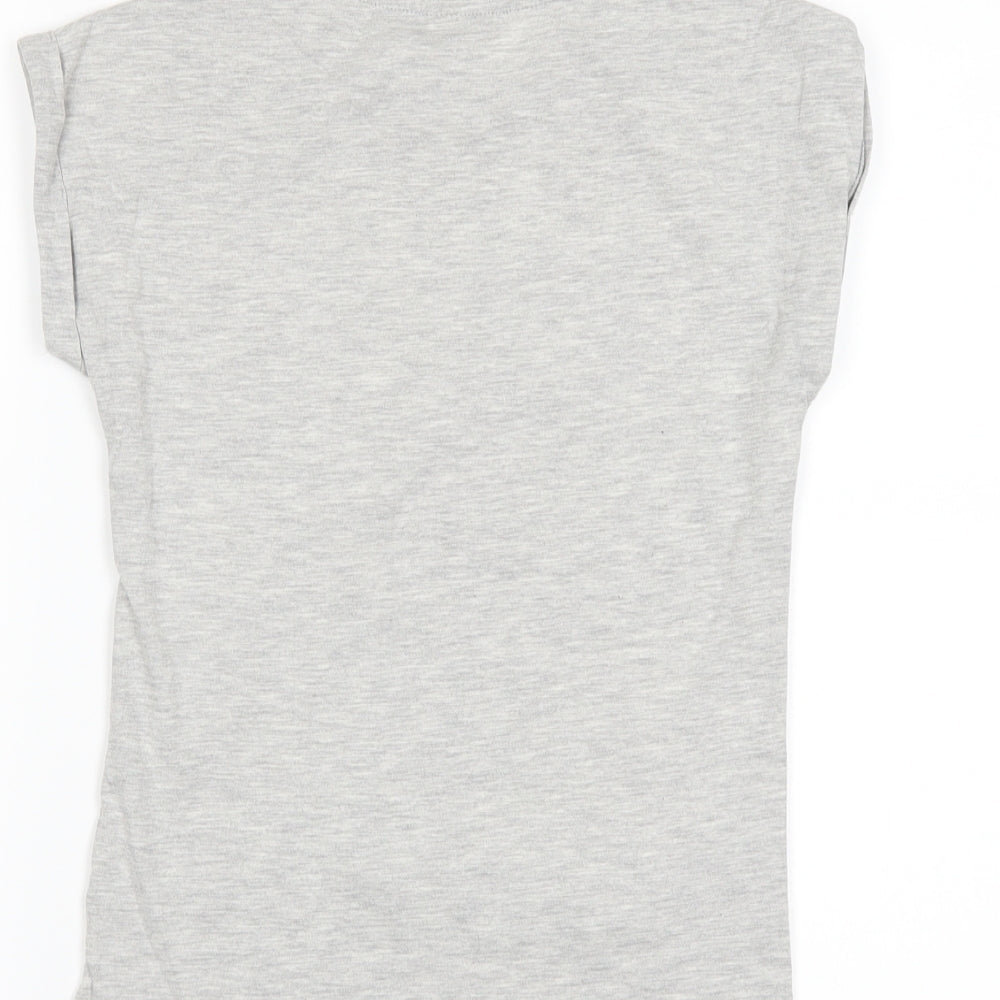 TU Girls Grey   Basic T-Shirt Size 9 Years  - dream
