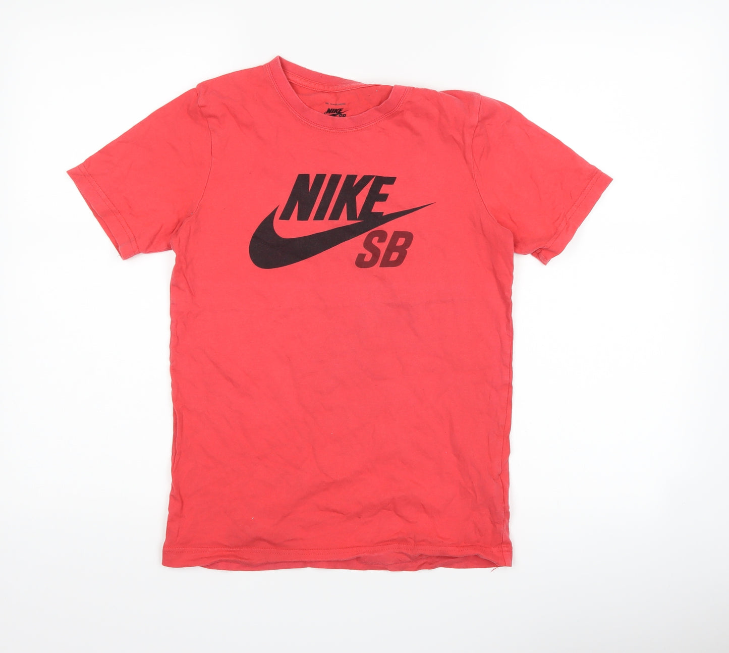 Nike Boys Red   Basic T-Shirt Size 10-11 Years