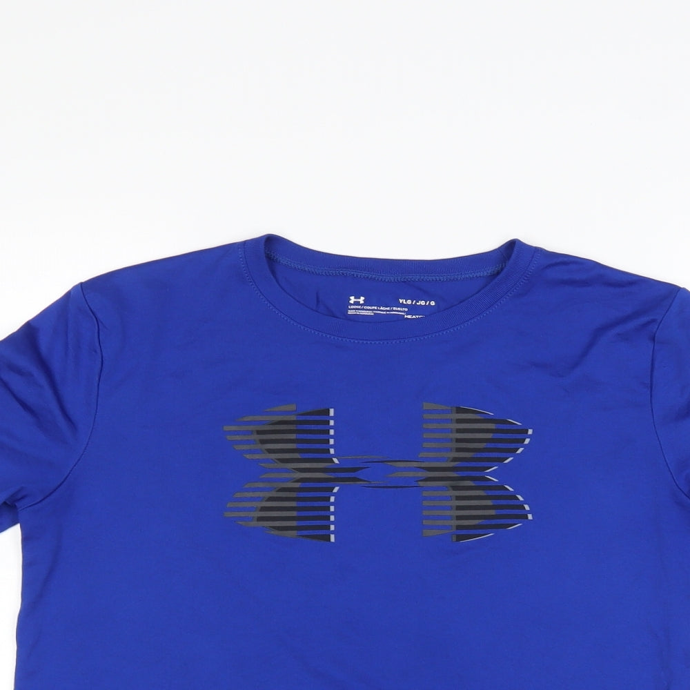 Under armour Boys Blue   Basic T-Shirt Size 13-14 Years