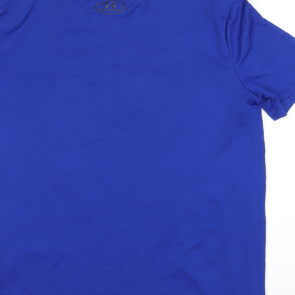 Under armour Boys Blue   Basic T-Shirt Size 13-14 Years