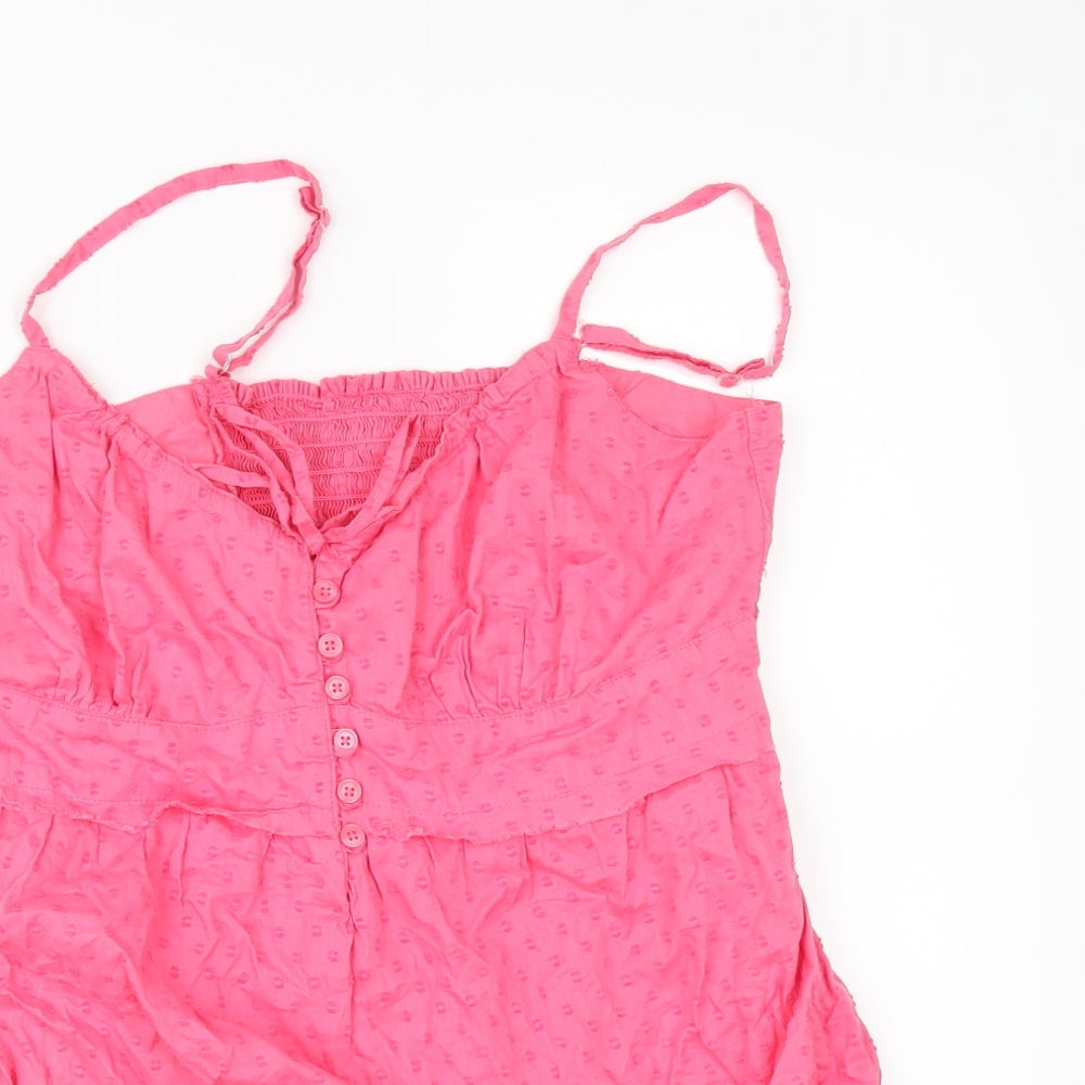 Cherokee Womens Pink   Camisole Blouse Size 10
