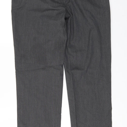 KNIGHTHOOD Mens Grey Striped  Trousers  Size 30 in L30 in
