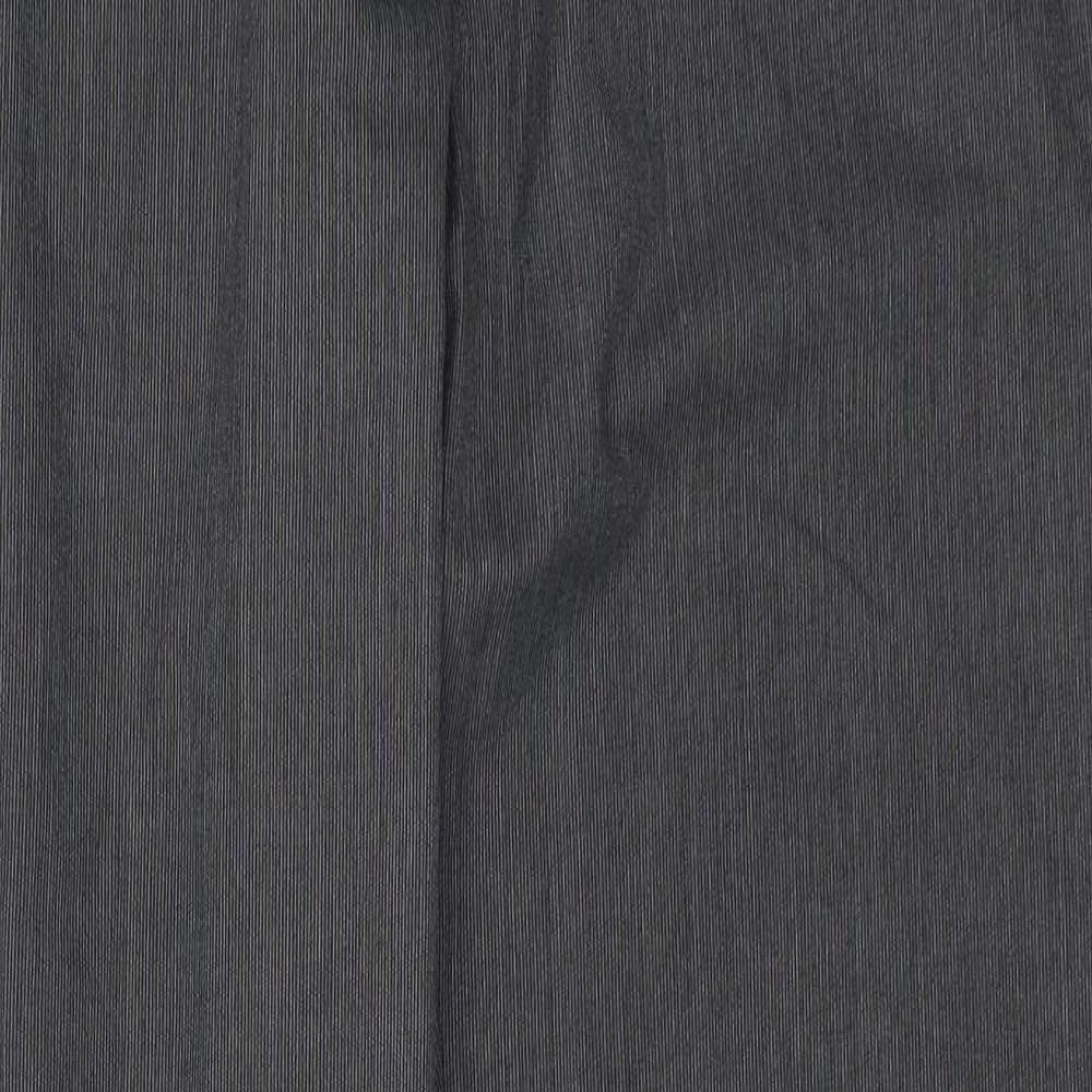 KNIGHTHOOD Mens Grey Striped  Trousers  Size 30 in L30 in
