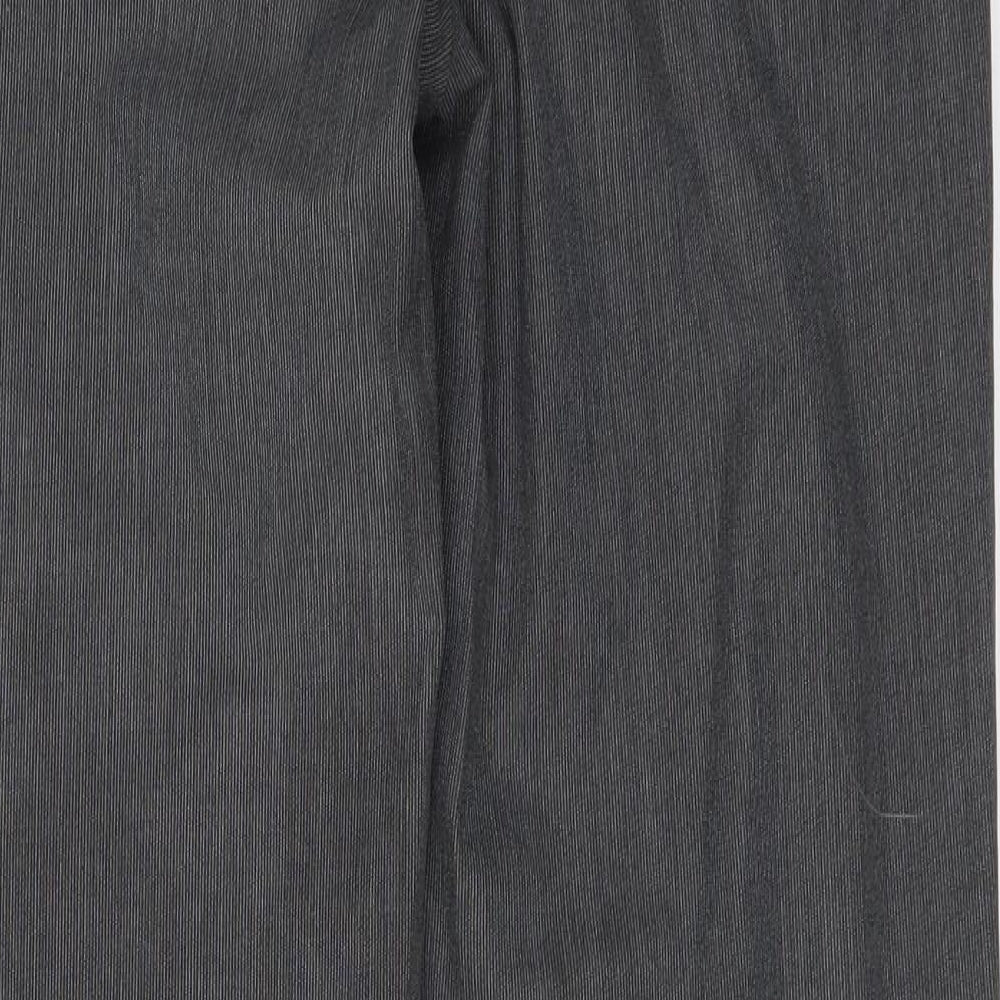 KNIGHTHOOD Mens Grey Striped  Trousers  Size 30 in L30 in