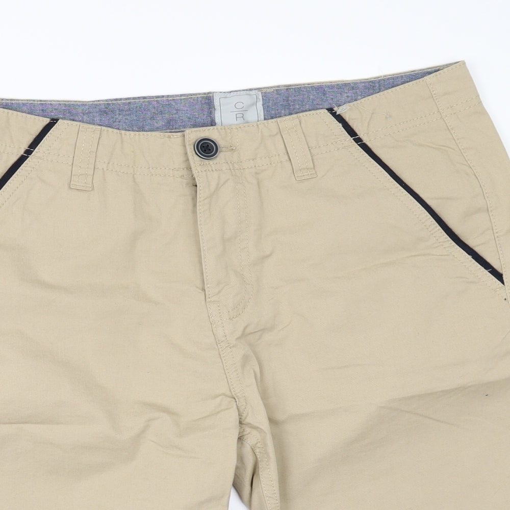 C/R Mens Beige   Chino Shorts Size 32 in