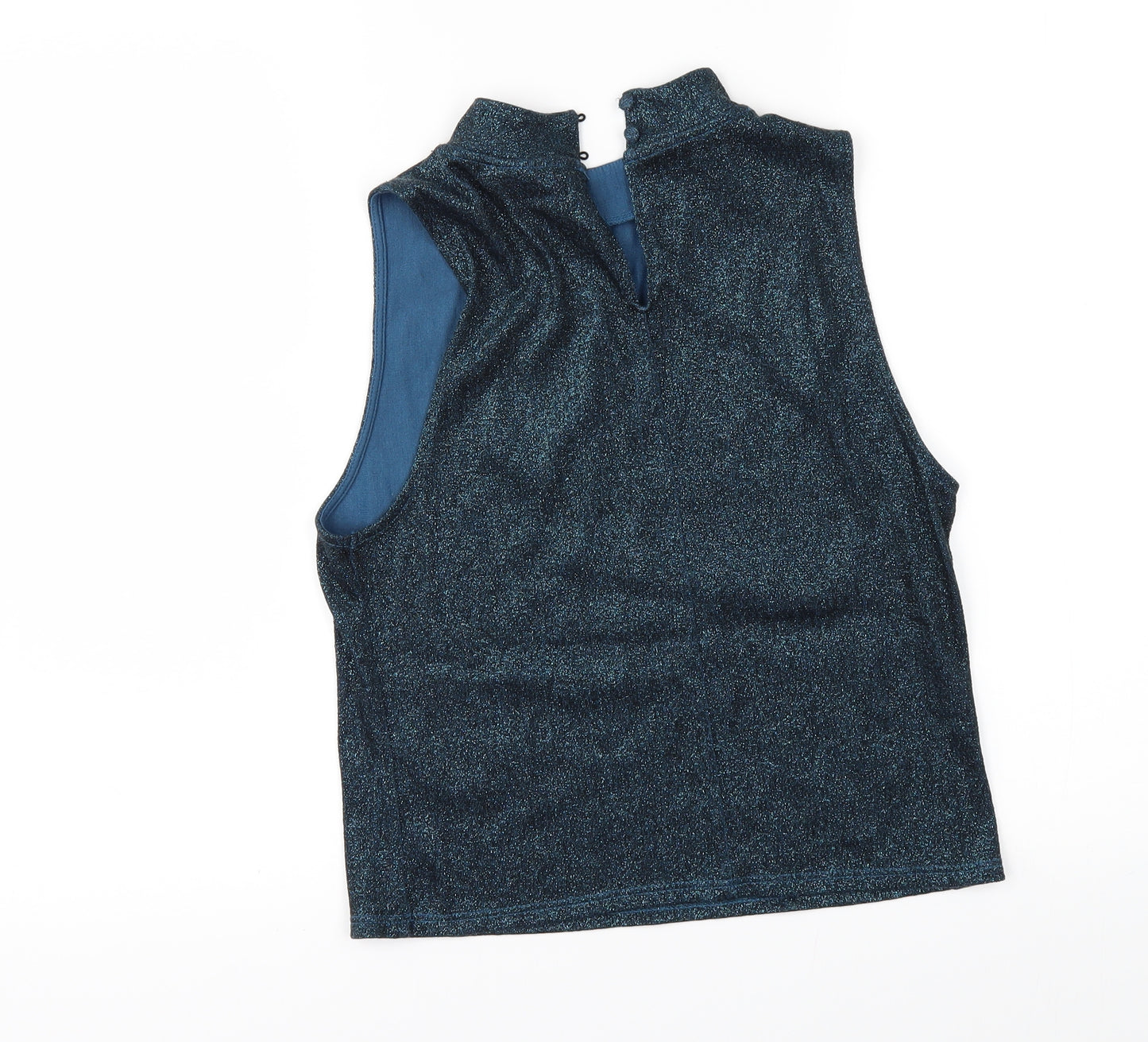 Topshop Womens Blue   Basic T-Shirt Size 10