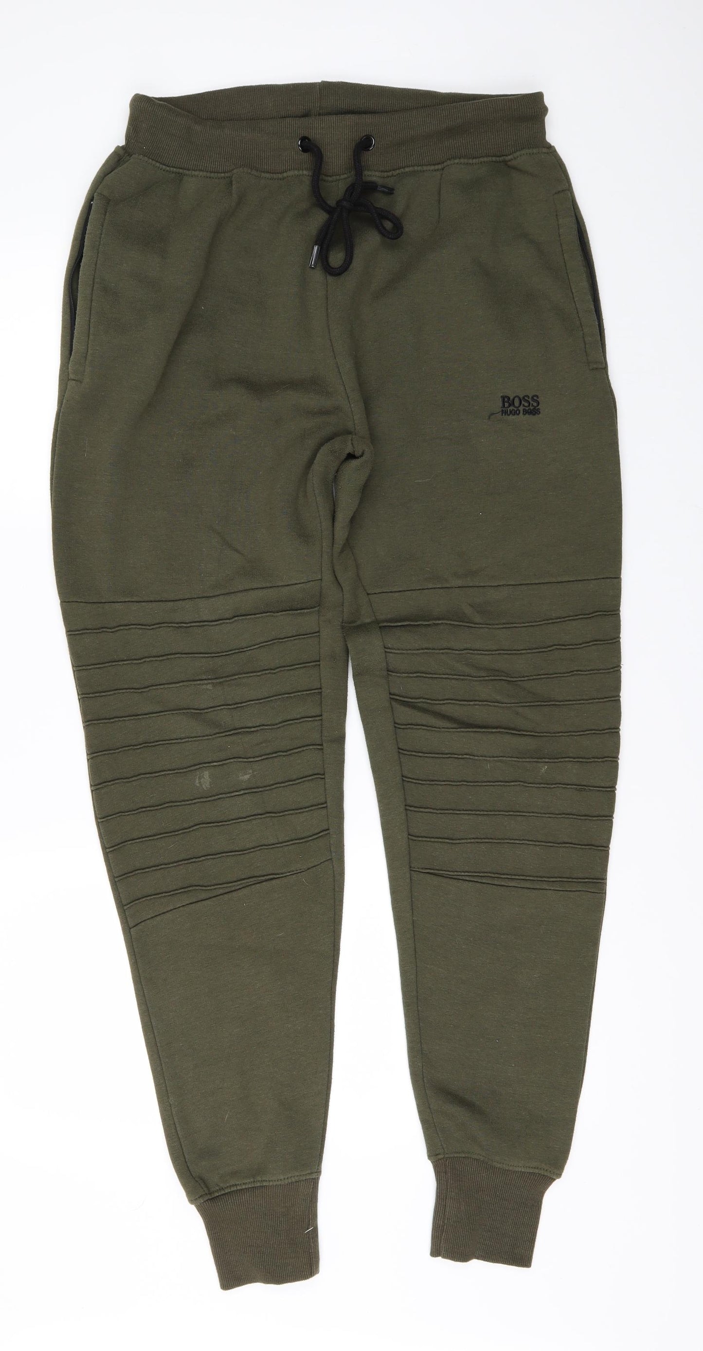 HUGO BOSS Mens Green   Jogger Trousers Size XL L32 in